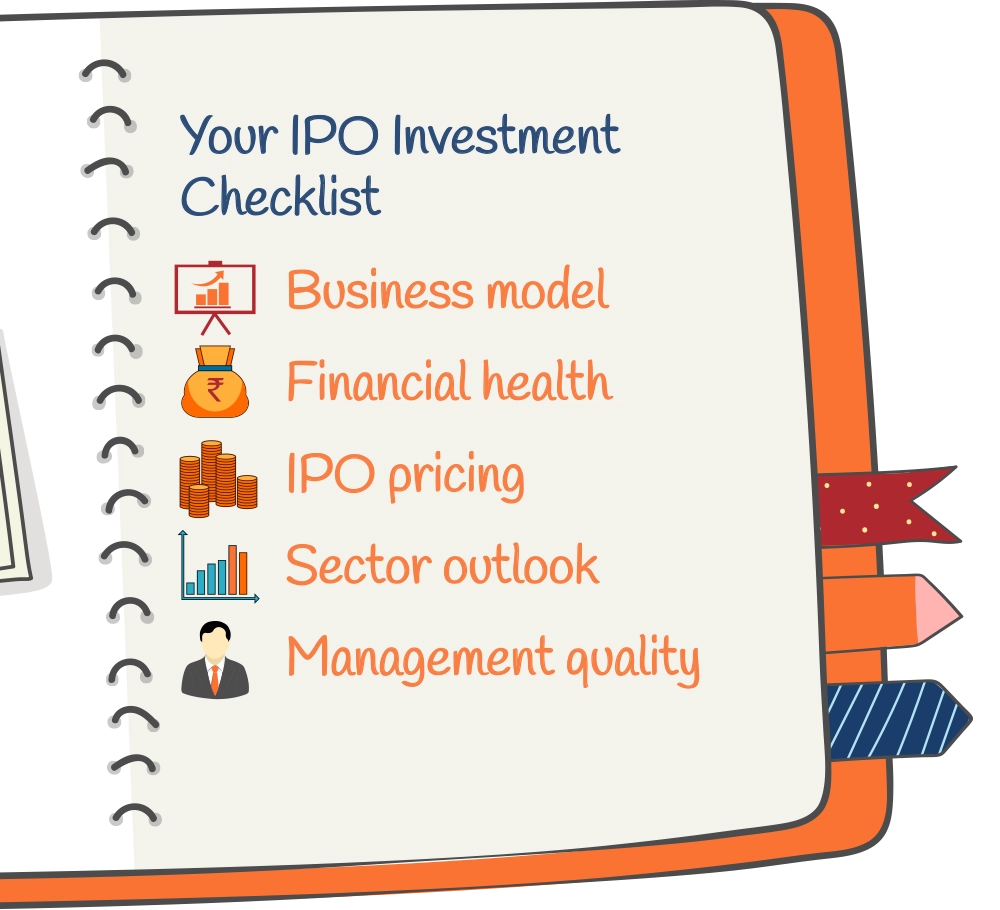 Your IPO Investment Checklist Business model Financial health IPO pricing Sector outlook Management quality