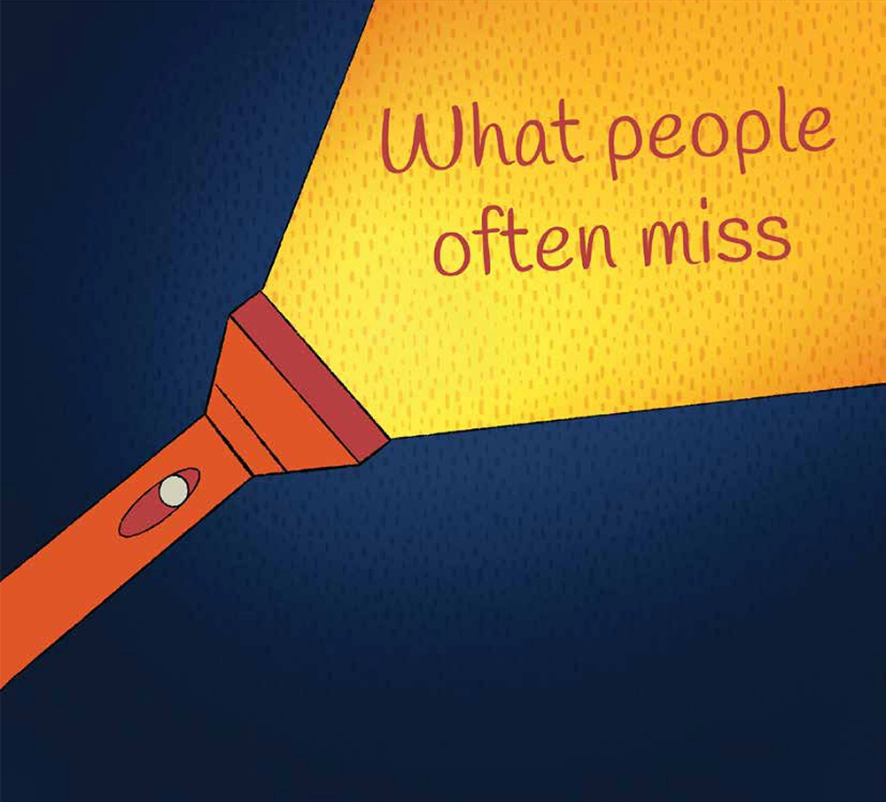 What people often miss