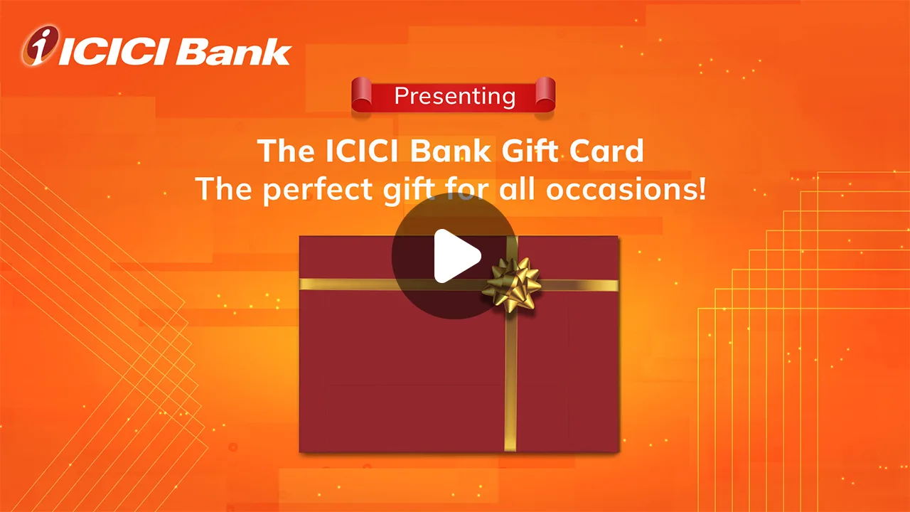 ICICI Bank gift card