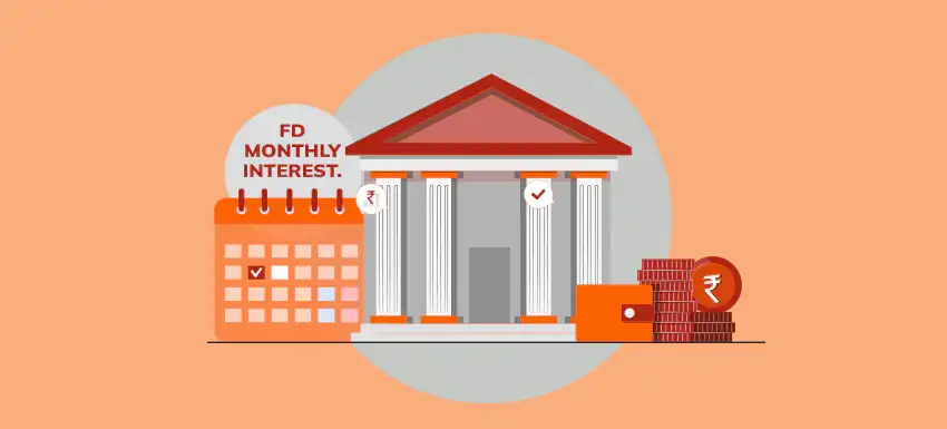 Monthly Interest on 1 Lakh Fixed Deposit